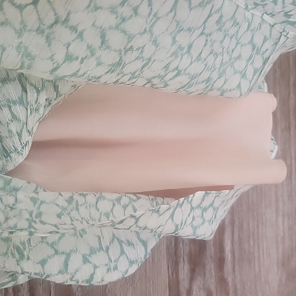 Rebecca Taylor Ikat Leaf Smocked Dress Size XSmall - Picture 4 of 9